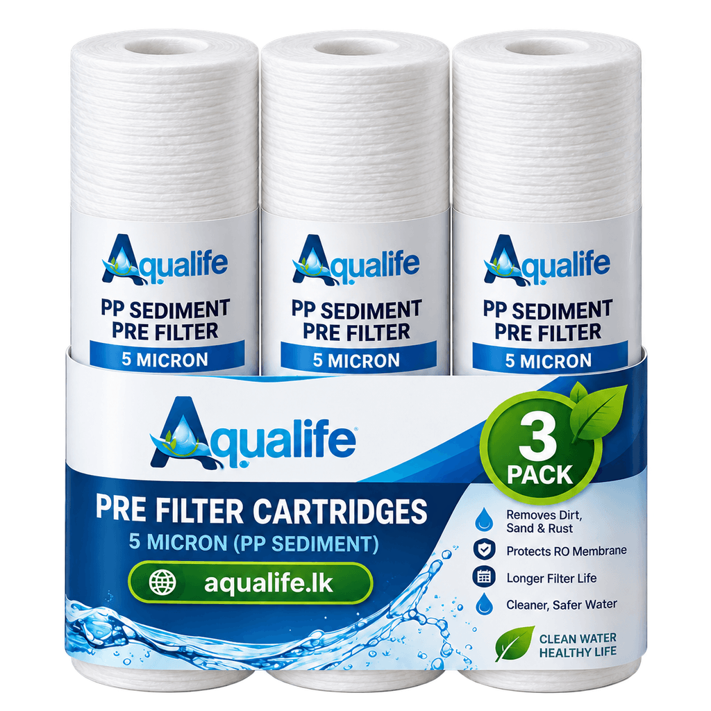 AquaLife 5 Micron PP Sediment Filter Cartridge – Pack of 3